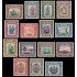 Borneo del Norte Adm.Militar 1/15 1945 Sellos de 1938 con sobrecarga BMA MNH