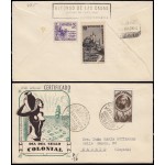 Guinea Española 294 1950 Día del sello colonial Iradier SPD Sobre Primer Día