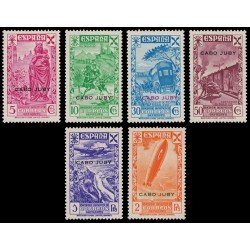 Cabo Juby Benficencia 1/6 1938 Historia del Correo MNH Cabo Juby Benficencia 1/6 1938 Historia del Correo MNH