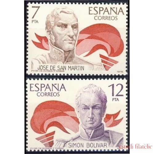 España Spain 2489/90 1978 América España MNH