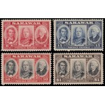 Sarawak 147/50 1946 Centenario de la dinastía Brooke MNH