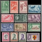 Sarawak 189/03 189/03 1955-57 Elisabeth II Sujetos diversos MNH
