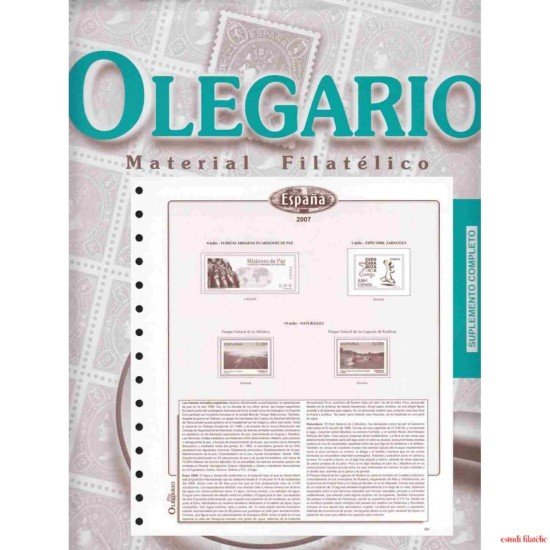 Hojas España Olegario  Pruebas Sin protectores 2024 Catalán