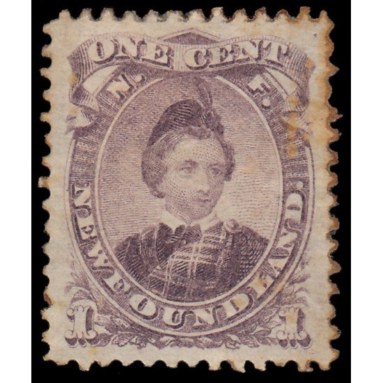 Terranova Newfoundland 20A 1866-71 Princesa de Gales MH Terranova Newfoundland 20A 1866-71 Princesa de Gales MH