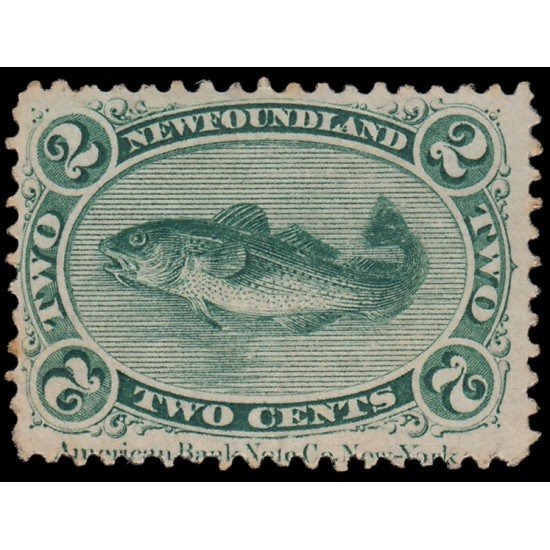 Terranova Newfoundland 21 1866-71 Bacalao MH Terranova Newfoundland 21 1866-71 Bacalao MH