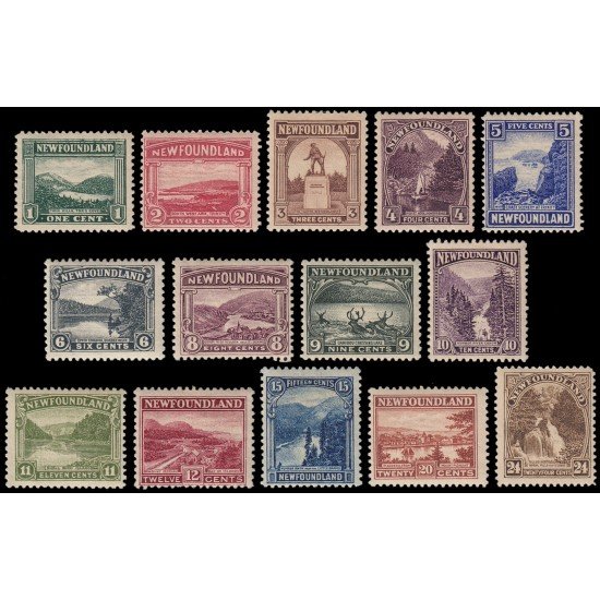 Terranova Newfoundland 117/30 1923-24 Serie corriente Motivos diversos MH Terranova Newfoundland 117/30 1923-24 Serie corriente Motivos diversos MH