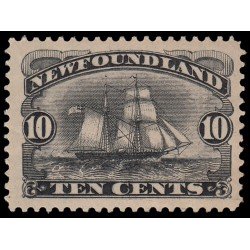 Terranova Newfoundland 43 1887 Bergantín MNH Terranova Newfoundland 43 1887 Bergantín MNH