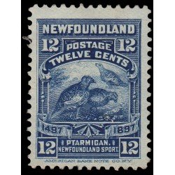Terranova Newfoundland 56 1897 Urogallos blancos Sin goma Terranova Newfoundland 56 1897 Urogallos blancos Sin goma