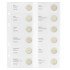 Lindner MU2E36 Hoja impresa Multi Collect para monedas conmemorativas de 2 € Malta 2024 - Lituania 2025
