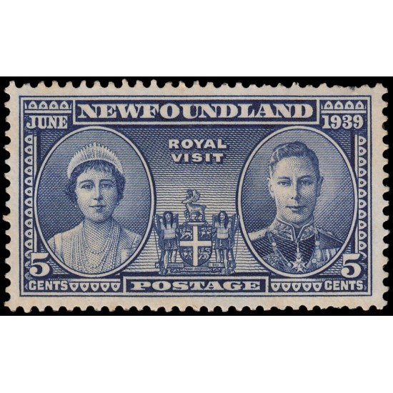 Terranova Newfoundland 224 1939 Visita real MNH Terranova Newfoundland 224 1939 Visita real MNH