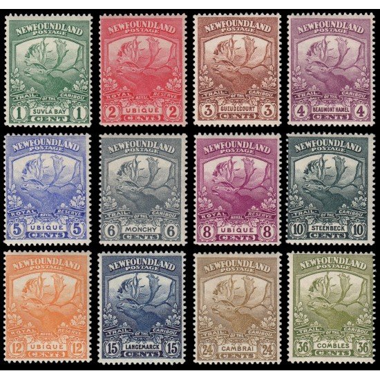 Terranova Newfoundland 100/11 1919 Retorno de la guerra de 1914 Cabeza de caribú MNH Terranova Newfoundland 100/11 1919 Retorno de la guerra de 1914 Cabeza de caribú MNH