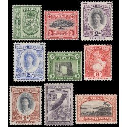 Tonga 73/81 1943 Tipos anteriores MNH Tonga 73/81 1943 Tipos anteriores MNH