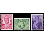 Tonga 91/93 1950 50 aniv. de la reina Salote MNH
