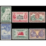 Tonga 94/99 1951 50 aniv. del tratado de amistad con la Gran Bretaña MNH