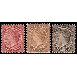 Turks & Caicos 1/3 1867 Victoria MH