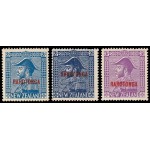 Rarotonga 29/30+29a  1926-28 Sellos de Nueva Zelanda con sobrecarga MNH