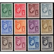 Islas Vírgenes Virgin I. 74/85 1938-48 Jorge VI y Santa Úrsula MNH