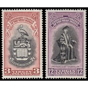 Islas Vírgenes Virgin I.  94/95 1951 Inauguración de la Universidad de las Indias orientales MNH