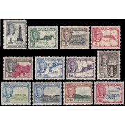 Islas Vírgenes Virgin I. 100/11 1952 Jorge VI y motivos diversos MNH