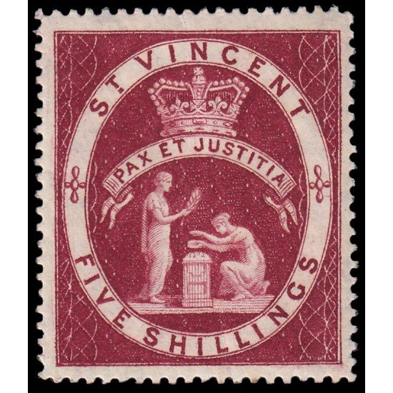 San Vicente Saint Vincent 38 1985-89 Escudo de la colonia MNH San Vicente Saint Vincent 38 1985-89 Escudo de la colonia MNH