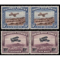 África Sudoccidental A 5/8 1931 Monoplano y biplano Pares horizontales MH África Sudoccidental A 5/8 1931 Monoplano y biplano Pares horizontales MH