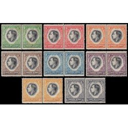 África Sudoccidental 140/55 1937 Coronación de Jorge VI Pares horizontales MNH África Sudoccidental 140/55 1937 Coronación de Jorge VI Pares horizontales MNH