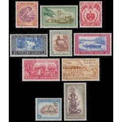 Samoa 149/58 1952 Motivos diversos MNH