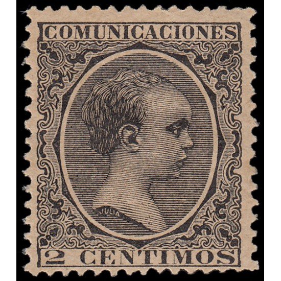 España Spain 214 1889-1901 Alfonso XIII Pelón MNH España Spain 214 1889-1901 Alfonso XIII Pelón MNH