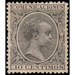 España Spain 222 1889/01 Alfonso XIII MH España Spain 222 1889/01 Alfonso XIII MH