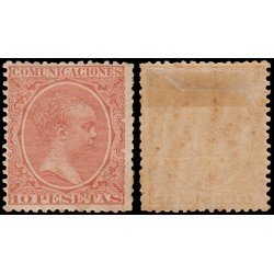 España Spain 228 1889-01 Alfonso XIII Pelón MH España Spain 228 1889-01 Alfonso XIII Pelón MH