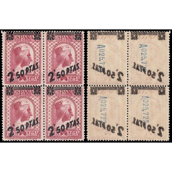 España Spain Variedad 791d 1938 Montserrat Bl4 MNH España Spain Variedad 791d 1938 Montserrat Bl4 MNH