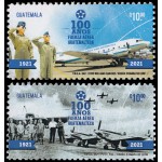 Guatemala 2021 100 años de aviación MNH