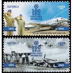 Guatemala 2021 100 años de aviación MNH Guatemala 2021 100 años de aviación MNH