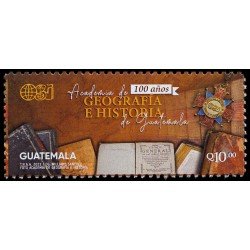 Guatemala 2023 100 años Academia de Geografía e Historia MNH Guatemala 2023 100 años Academia de Geografía e Historia MNH