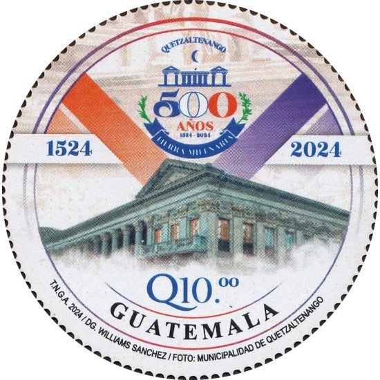 Guatemala 2024 500 años de ciudad de Quetzaltenango MNH Guatemala 2024 500 años de ciudad de Quetzaltenango MNH