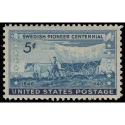 Estados Unidos USA 509 1948 Centenario del establecimiento de la colonia de pioneros suecos en el Medio Oeste MNH Estados Unidos USA 509 1948 Centenario del establecimiento de la colonia de pioneros suecos en el Medio Oeste MNH