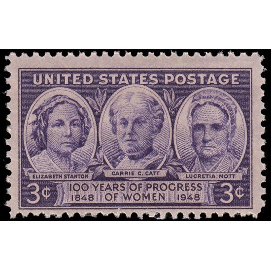 Estados Unidos USA 510 1948 Centenario del movimiento por los derechos de las mujeres americanas MNH
