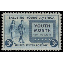 Estados Unidos USA 514 1948 Mes de la juventud MNH Estados Unidos USA 514 1948 Mes de la juventud MNH