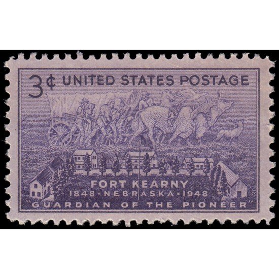Estados Unidos USA 522 1948 Centenario de Fort Kearny MNH Estados Unidos USA 522 1948 Centenario de Fort Kearny MNH