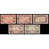 Siria Sirya Aério 25/29 1948 Sellos de 1946-47 con sobrecarga MNH