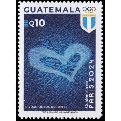 Guatemala 2024 Olimpiadas París 2024 MNH Guatemala 2024 Olimpiadas París 2024 MNH