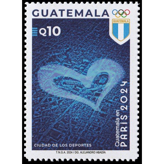 Guatemala 2024 Olimpiadas París 2024 MNH Guatemala 2024 Olimpiadas París 2024 MNH
