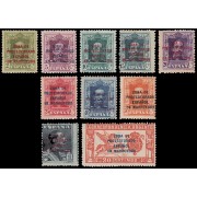Marruecos Morocco 81/90 1923-30 Alfonso XIII Sellos de España habilitados MH 