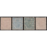 Cuba 21/24 Telegrafos 1872 Escudo de España MH 