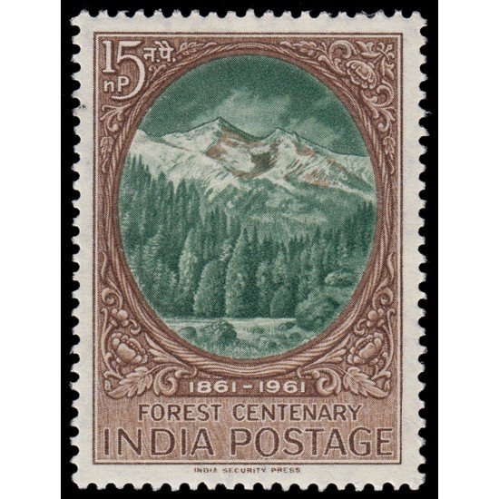 India 132 1961 Centenario de la Soviedad para el desarrollo forestal MNH India 132 1961 Centenario de la Soviedad para el desarrollo forestal MNH