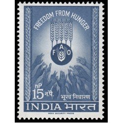 India 158 1963 Campaña mundial contra el hambre MNH India 158 1963 Campaña mundial contra el hambre MNH
