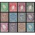 Irlanda Ireland 40/51 1922-24 Motivos diversos Mapa Escudo Cruz celta MNH