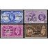 Bahréin Bahrain 64/67 1948 75 aniv. de la U.P.U.  MNH