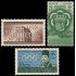 Egipto 282/84 1951 Primeros Juegos mediterráneos en Alejandría MNH