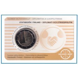 Finlandia 2025 Cartera Oficial Coin Card Moneda 2 € Conm. Relaciones Diplomáticas Finès Finlandia 2025 Cartera Oficial Coin Card Moneda 2 € Conm. Relaciones Diplomáticas Finès